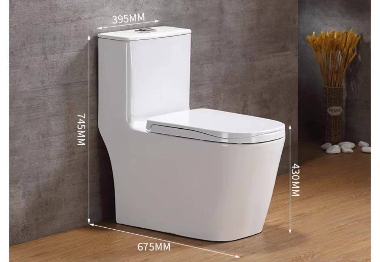 Kích thước bồn cầu 1 khối nắp đa năng D557